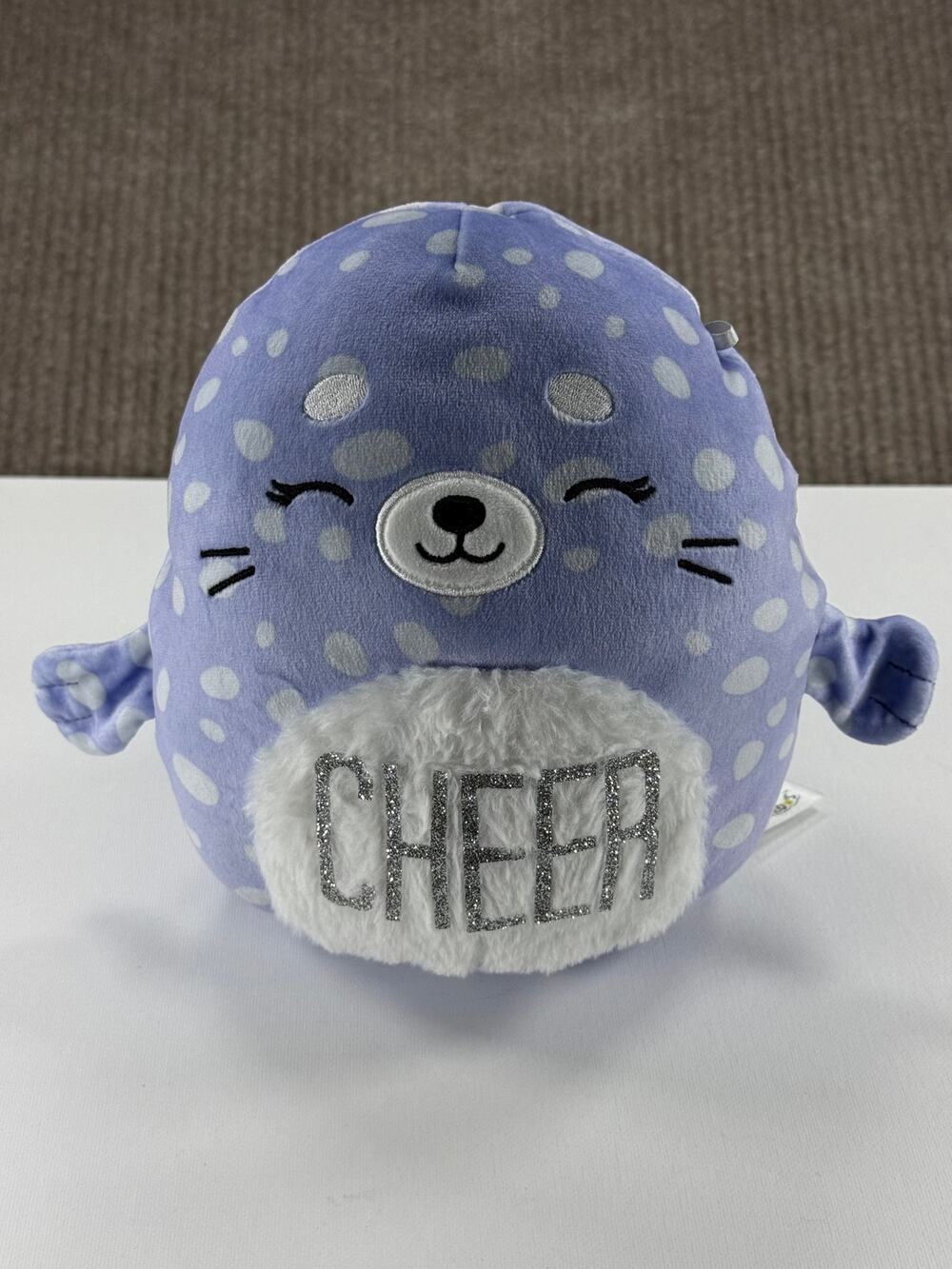 Squishmallows Gianna the Spotted Seal 7.5" Cheer Spirit Plush Stuffed Animal